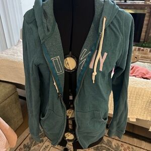 Old Navy Teal Zip-Up Hoodie